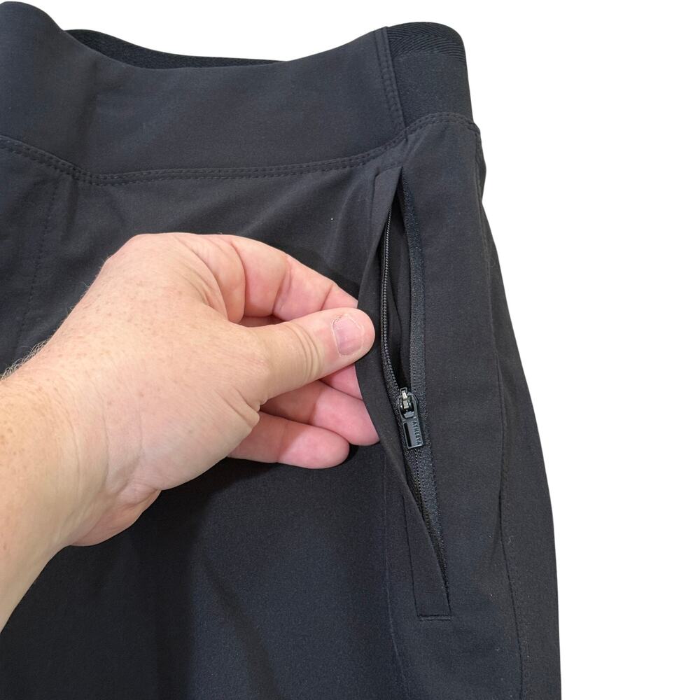 Athleta Brooklyn Heights High Rise Wide Leg Trousers Pants 8 Black Office 58449 - Picture 8 of 13